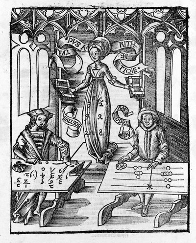 Liberal Arts: Arithmetic - in “Margarita Philosophica” by Gregor Reisch by Gregor Reisch