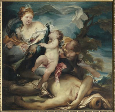 Juno and Argus by Gregorio De Ferrari
