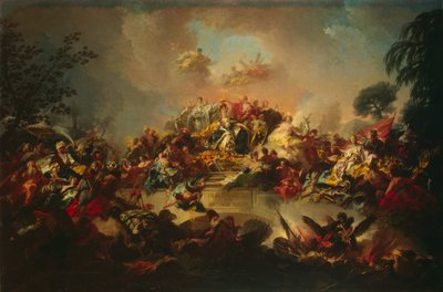 Apotheosis of the Reign of Catherine II, 1767 by Gregorio Guglielmi