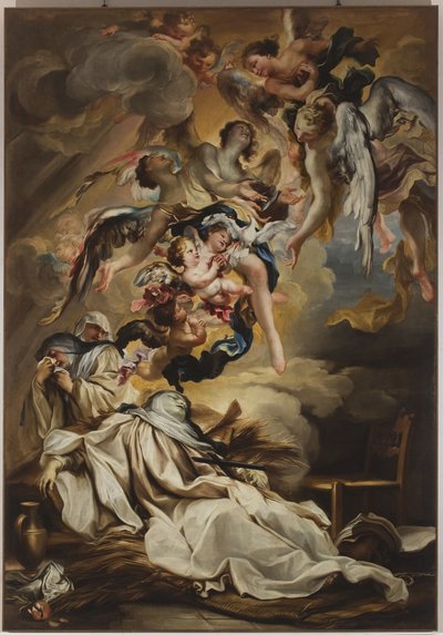 Death of Saint Scholastica, c.1700 by Gregorio De Ferrari