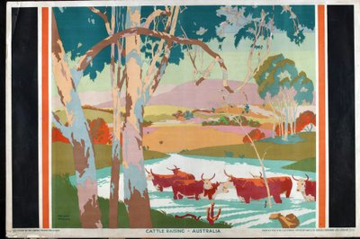 Cattle Raising - Australia by Gregory Brown