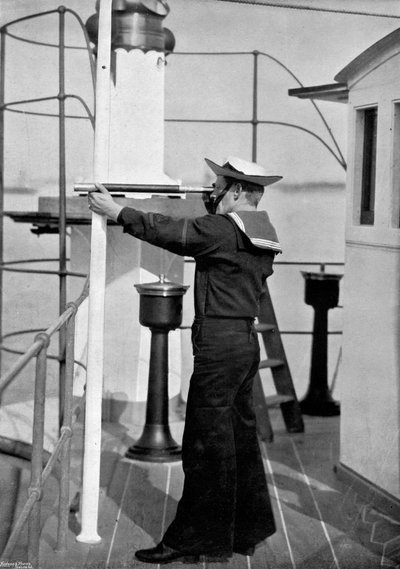 A Look-out on the Bridge of a British Warship by Gregory and Co