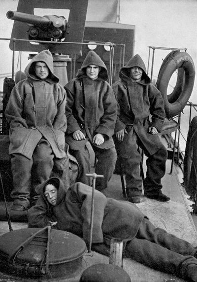 Bluejackets of the torpedo boat destroyer HMS Sturgeon, 1896 by Gregory and Co