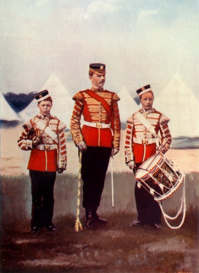 Drum-Major and Drummers, Coldstream Guards by Gregory and Co