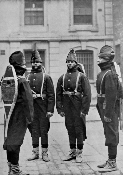Gunners of A Battery of the Royal Canadian Artillery Equipped for Winter Service by Gregory and Co