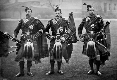Pipers of the 1st Scots Guards by Gregory and Co