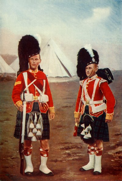 Sergeant and Bugler, 1st Argyle and Sutherland Highlanders, 1900 by Gregory and Co