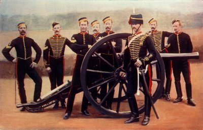 Sergeants of the Royal Horse Artillery with a 12-Pounder by Gregory and Co
