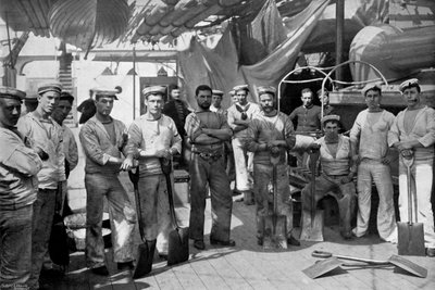 Some of the Stokers of the Battleship HMS Camperdown by Gregory and Co