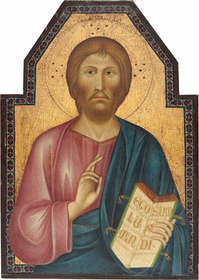 Christ Blessing by Grifo di Tancredi