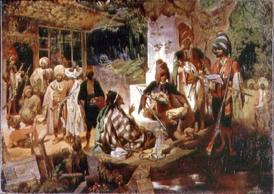 Oriental Scene by Grigori Grigorevich Gagarin