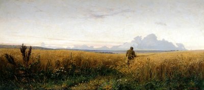 Footpath in a Rye Field by Grigori Grigorievich Mjasoedov