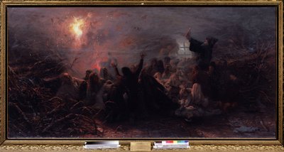 Self Immolation by Grigori Grigoryevich Myasoedov