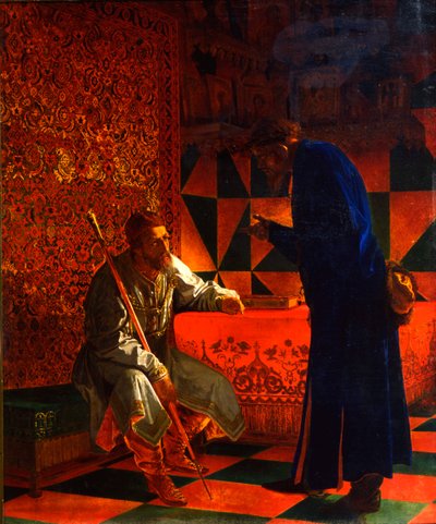 Ivan IV and Malyuta Skuratov, 1870 by Grigori Semenovich Sedov