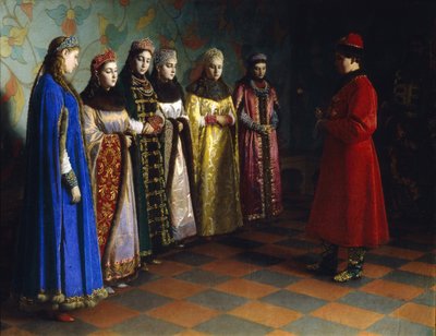 Tsar Alexei Mikhailovich Choosing a Bride by Grigori Semenovich Sedov