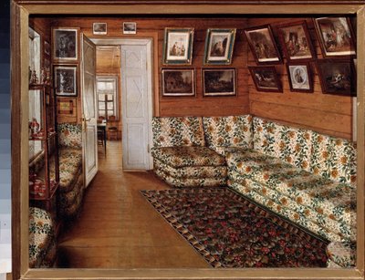 The Reception Room in a Manor House by Grigori Vasilievich Soroka