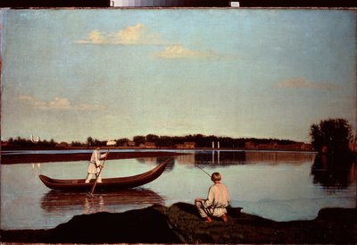 An Angler by Grigori Vasilievich Soroka