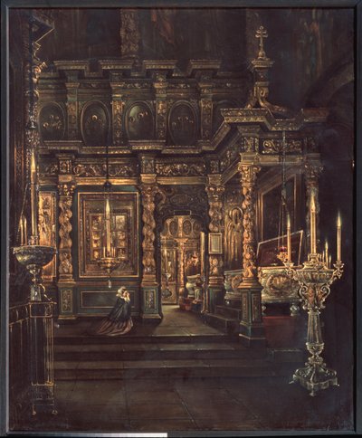 In the Assumption of the Blessed Virgin Cathedral in Rostov by Grigory Vasilievich Yurov
