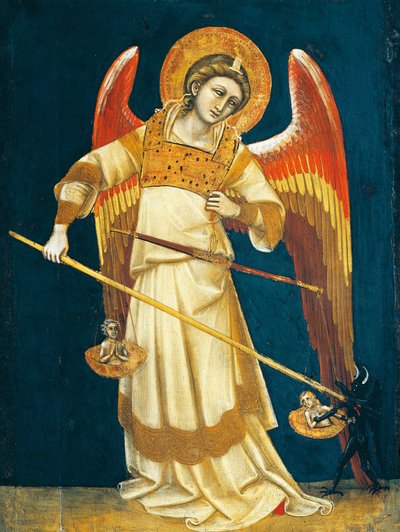 Archangel Michael Weighing Souls, circa 1354 by Guariento di Arpo