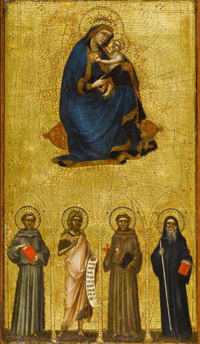 Madonna and Child with Saints, circa 1360 by Guariento di Arpo