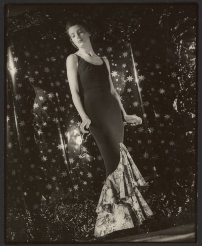 Portrait of an Unidentified Female Fashion Model by Günther Krampf