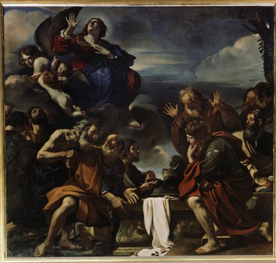 Assumption of the Virgin by Guercino