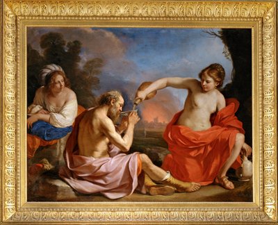 Lot and His Daughters by Guercino (1591-1666)