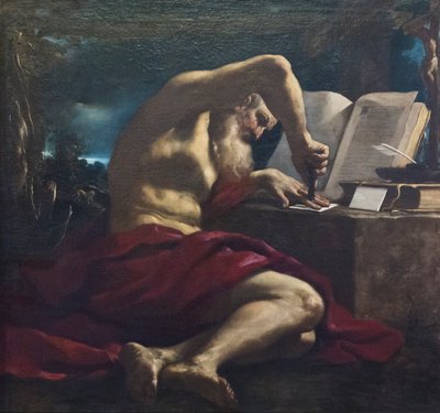 Saint Luke, Guercino and Workshop by Guercino (1591 1666)