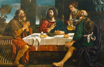 Supper at Emmaus by Guercino
