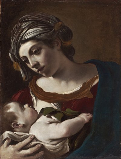 Virgin and Child by Guercino (1591 1666)