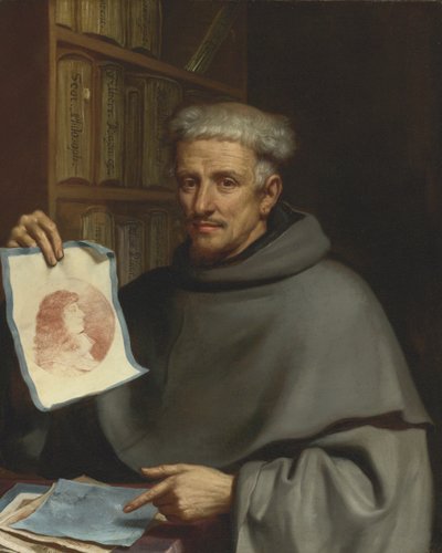 Portrait of Fra Bonaventura Bisi by Guercino