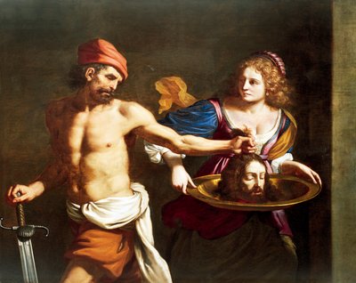 Salome Receives Head of John the Baptist by Guercino (1591 1666)