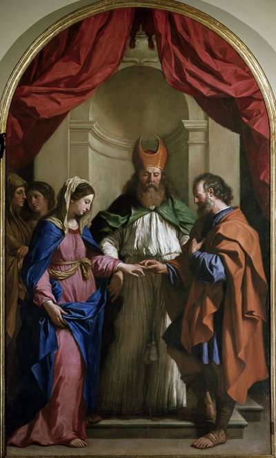 The Marriage of the Virgin by Guercino