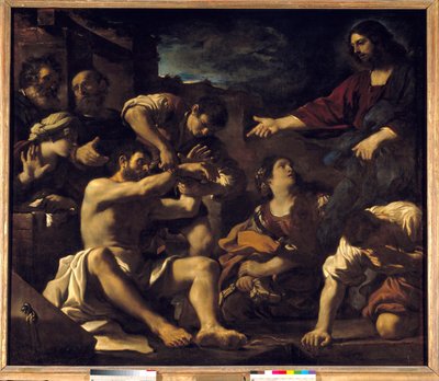 The Resurrection of Lazarus (1619) by Guercino