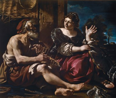 Erminia and the Shepherd by Guercino