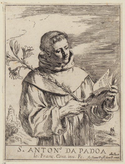 Saint Anthony of Padua by Guercino