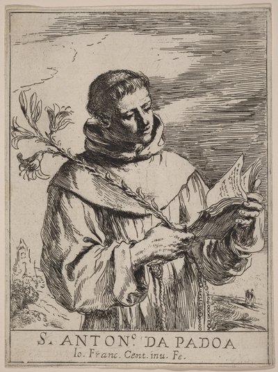 Saint Anthony of Padua by Guercino