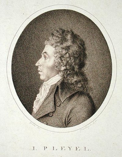 Ignaz Joseph Pleyel Engraved by F.W. Nettling by Guerin (after)