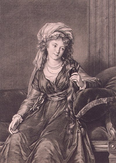 Portrait of Countess Yekaterina Skavronskaya, née von Engelhardt, 1791 by Guglielmo Morghen