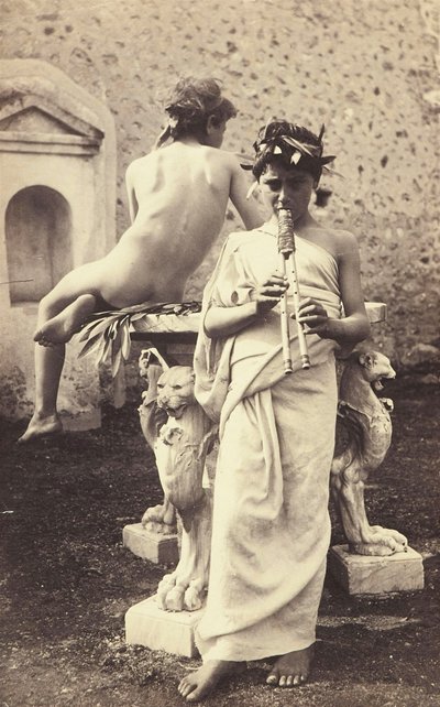 Study of Two Boys by Guglielmo Plüschow