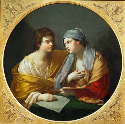 The Union of Drawing and Colour by Guido (follower of) Reni
