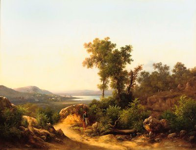 Trasimeno: A View of Lake Trasimeno, Italy by Guido Agostini