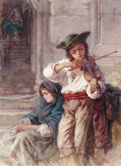 The Young Violinist by Guido Bach