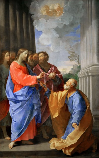 Christ Giving the Keys to Saint Peter by Guido Reni