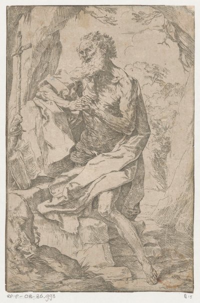 Saint Jerome in the Wilderness by Guido Reni