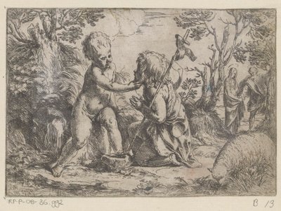 The Christ Child and the Young John the Baptist by Guido Reni