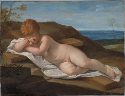Sleeping Christ Child by Guido Reni