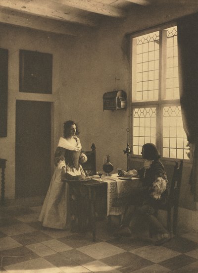 A Flemish Interior by Guido Rey