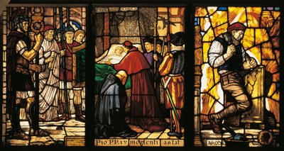 Series of Stained Glass Window Panels, Guido Zuccaro (1877-1946) by Guido Zuccaro