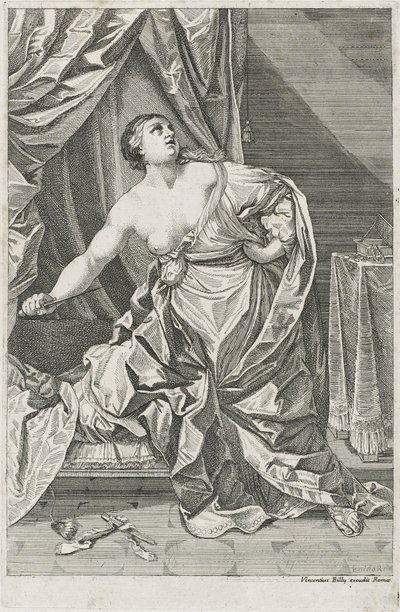 Death of Lucretia by Guido after Reni